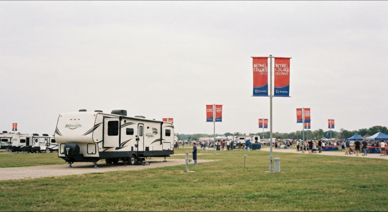 RV rental for Bethel College Fall Festival near Hesston KS