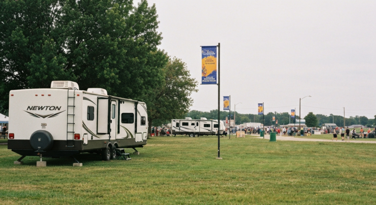 RV rental for Newton Fall Festival near Hesston KS
