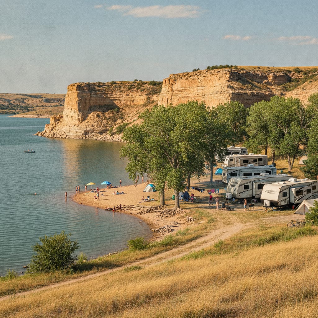 Kanopolis Lake near Hesston, Kansas